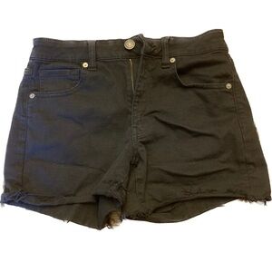 American Eagle Outfitters Black Denim Shorts